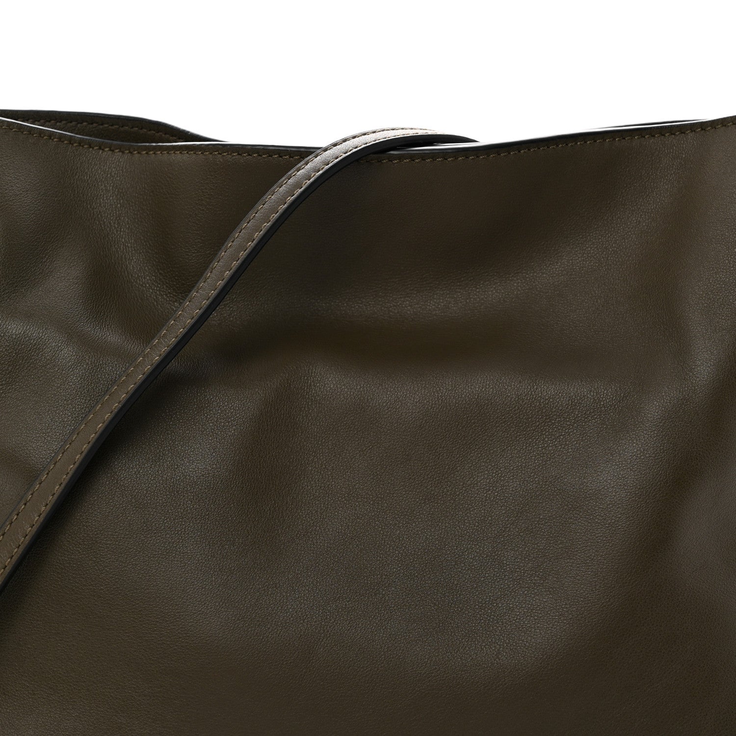 Loewe Nappa Flamenco Knot Clutch Dark Khaki 8 of 11