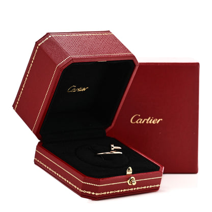 Cartier 18K Pink Gold Small Juste Un Clou Ring 51 5.75 6 of 6