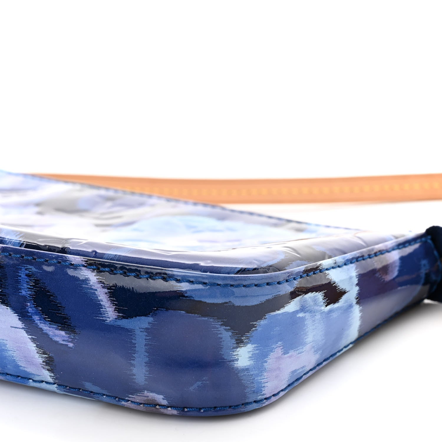 Louis Vuitton Vernis Ikat Pochette Accessories NM Grand Blue 9 of 9