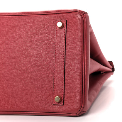 Hermes Epsom Birkin 35 Rouge Vif 6 of 11
