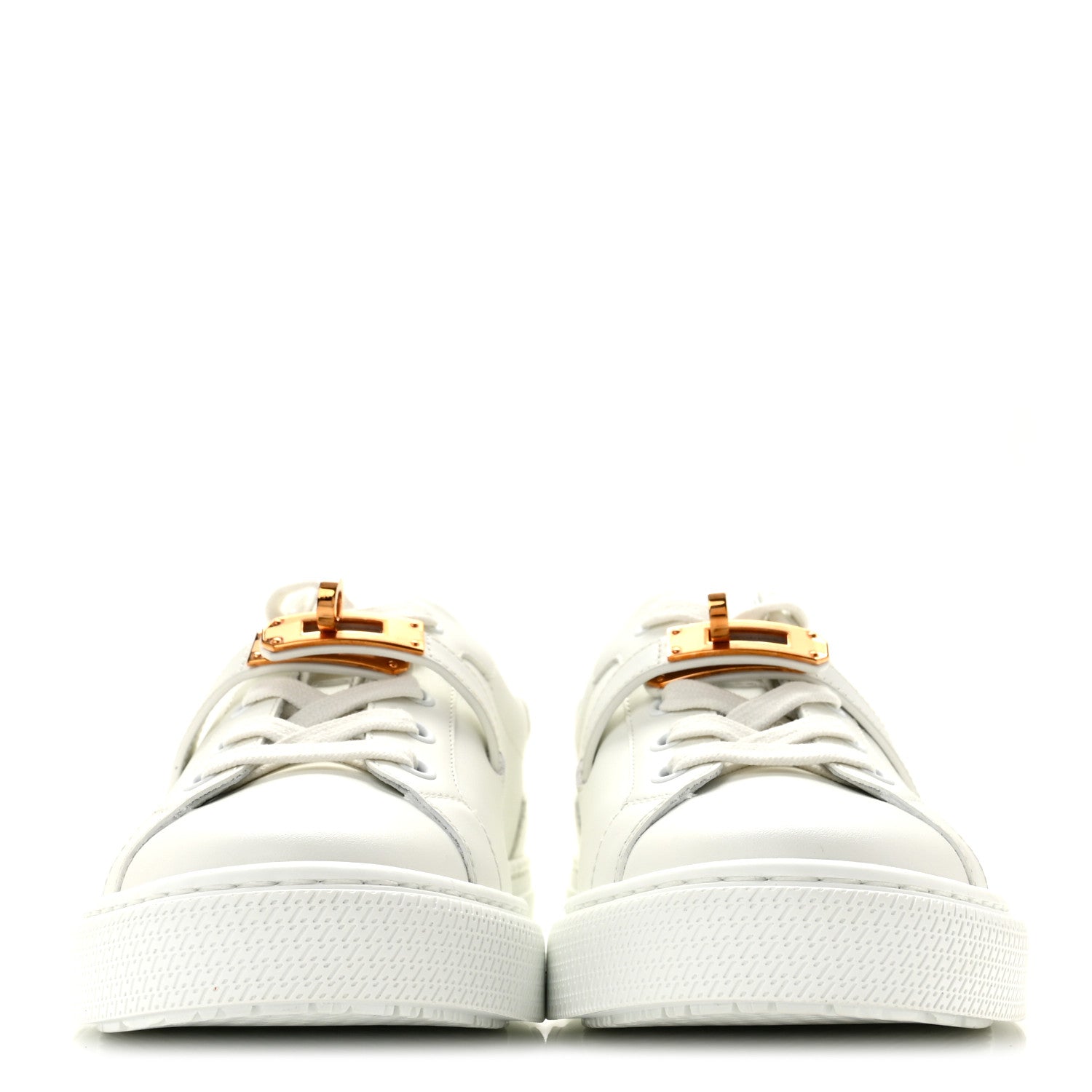 Hermes Calfskin Day Sneakers 37.5 White 3 of 11