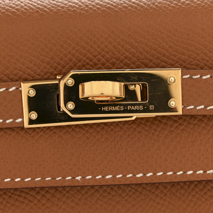 Hermes Epsom Kelly Sellier 25 Gold 11 of 14