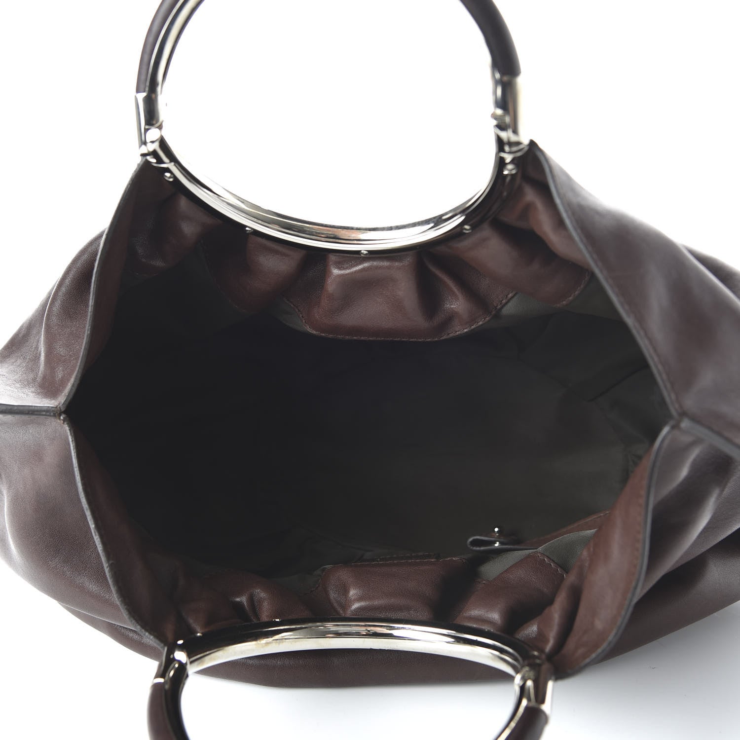 Christian Dior Smooth Calfskin Soft Babe Shopping Tote Brown 5 of 11