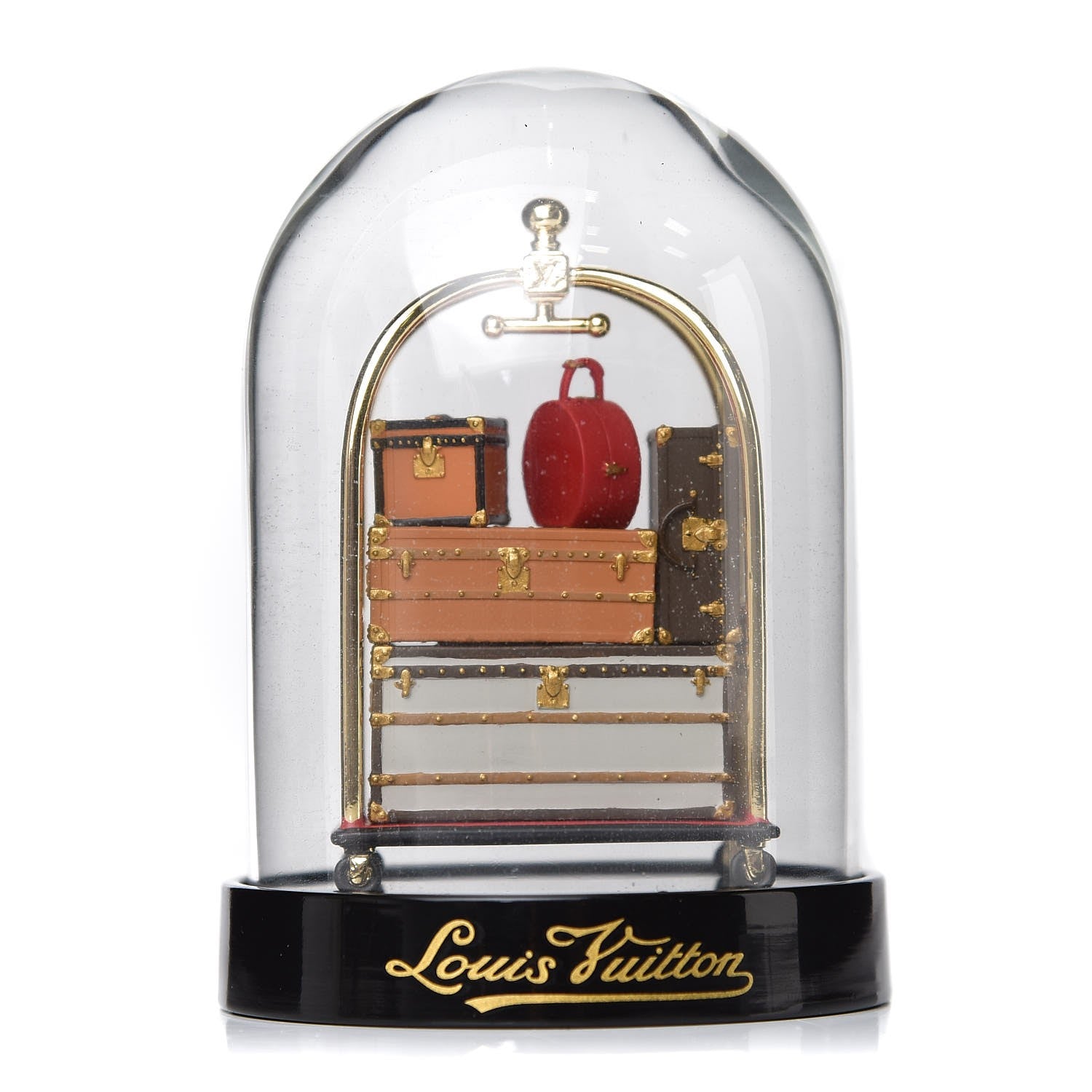 Louis Vuitton Glass Porters Trolley Dome Globe Boule 1 of 6