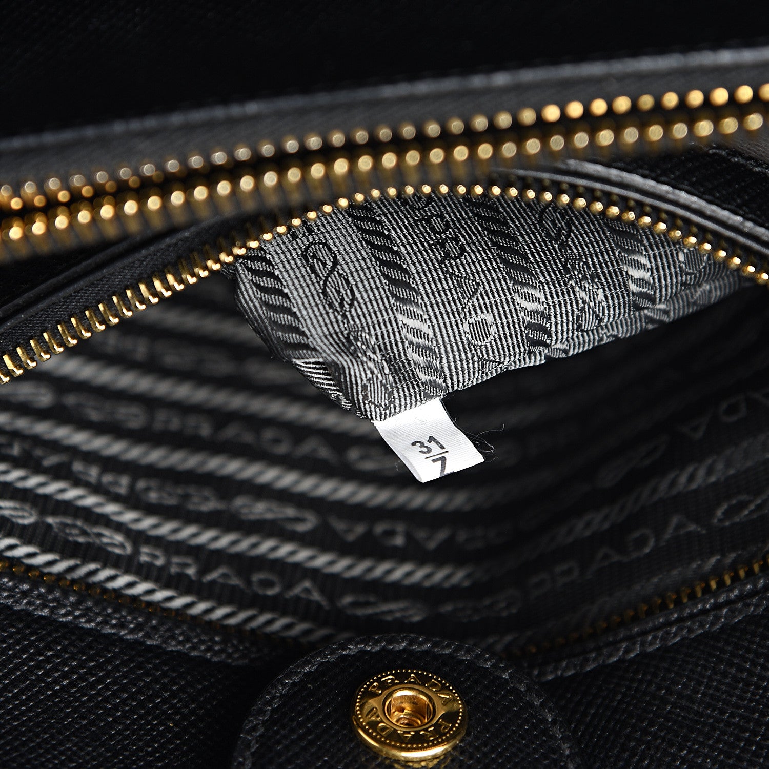 Prada Saffiano Lux Open Promenade Tote Black 6 of 11
