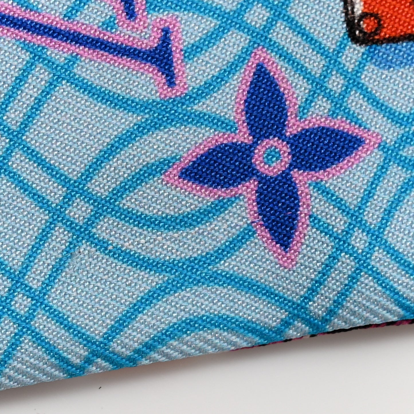 Silk Monogram Bubblegram BB Bandeau Rose Pop