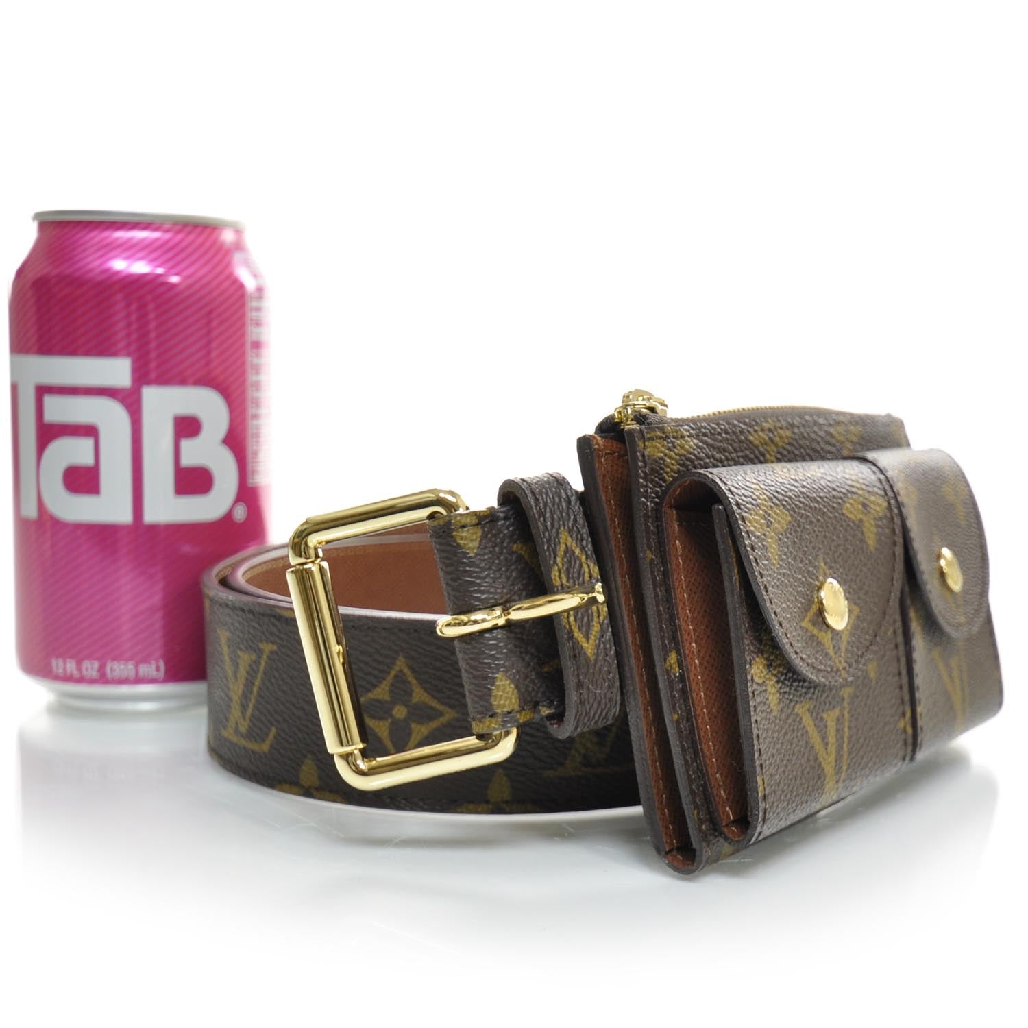 Louis Vuitton Monogram Pochette Duo Belt 100 40 5 of 6