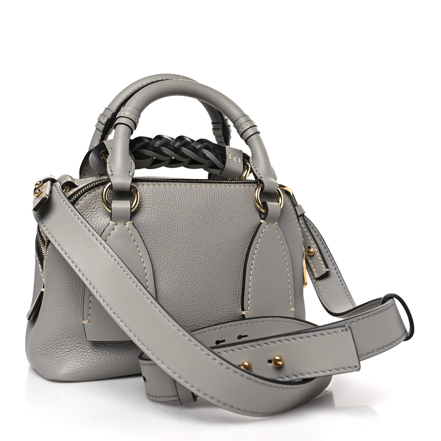 Calfskin Small Daria Stormy Grey