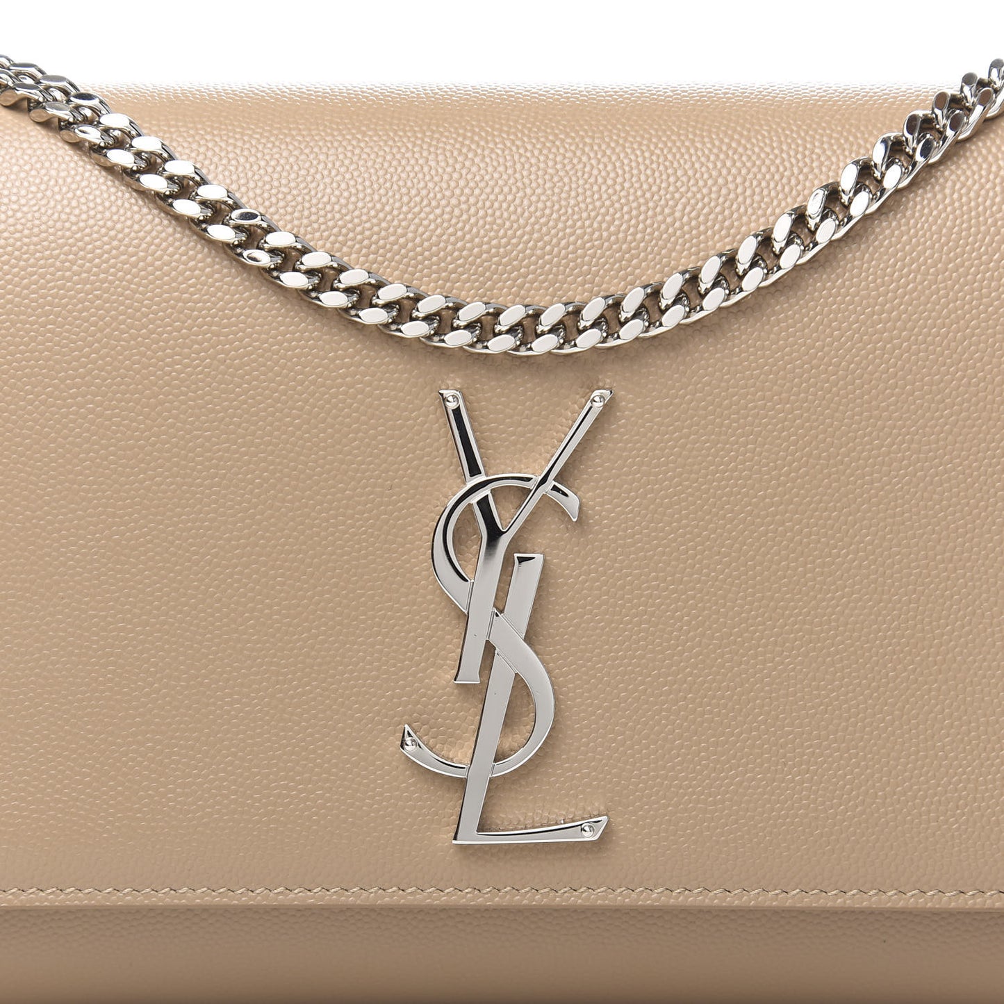 Grain De Poudre Medium Monogram Kate Satchel Dark Beige
