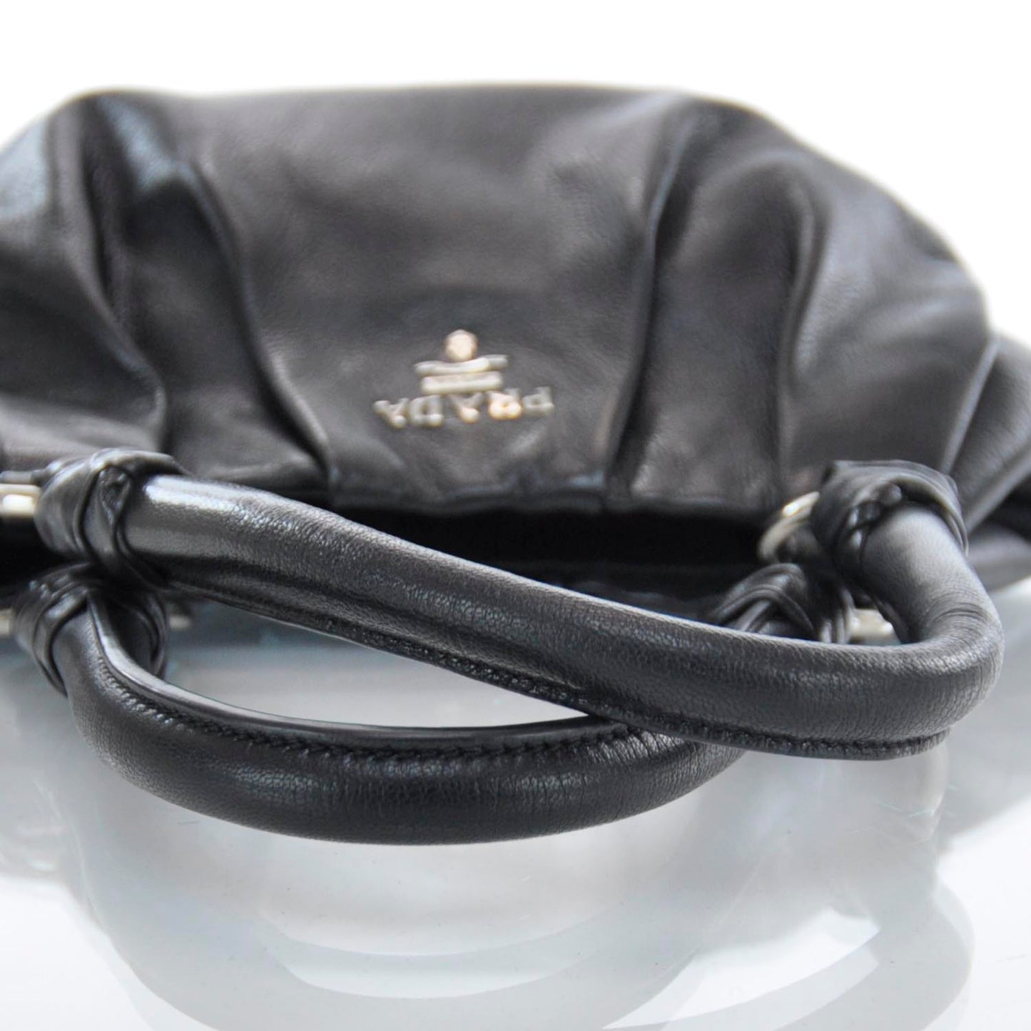 Leather Satchel Nero Black