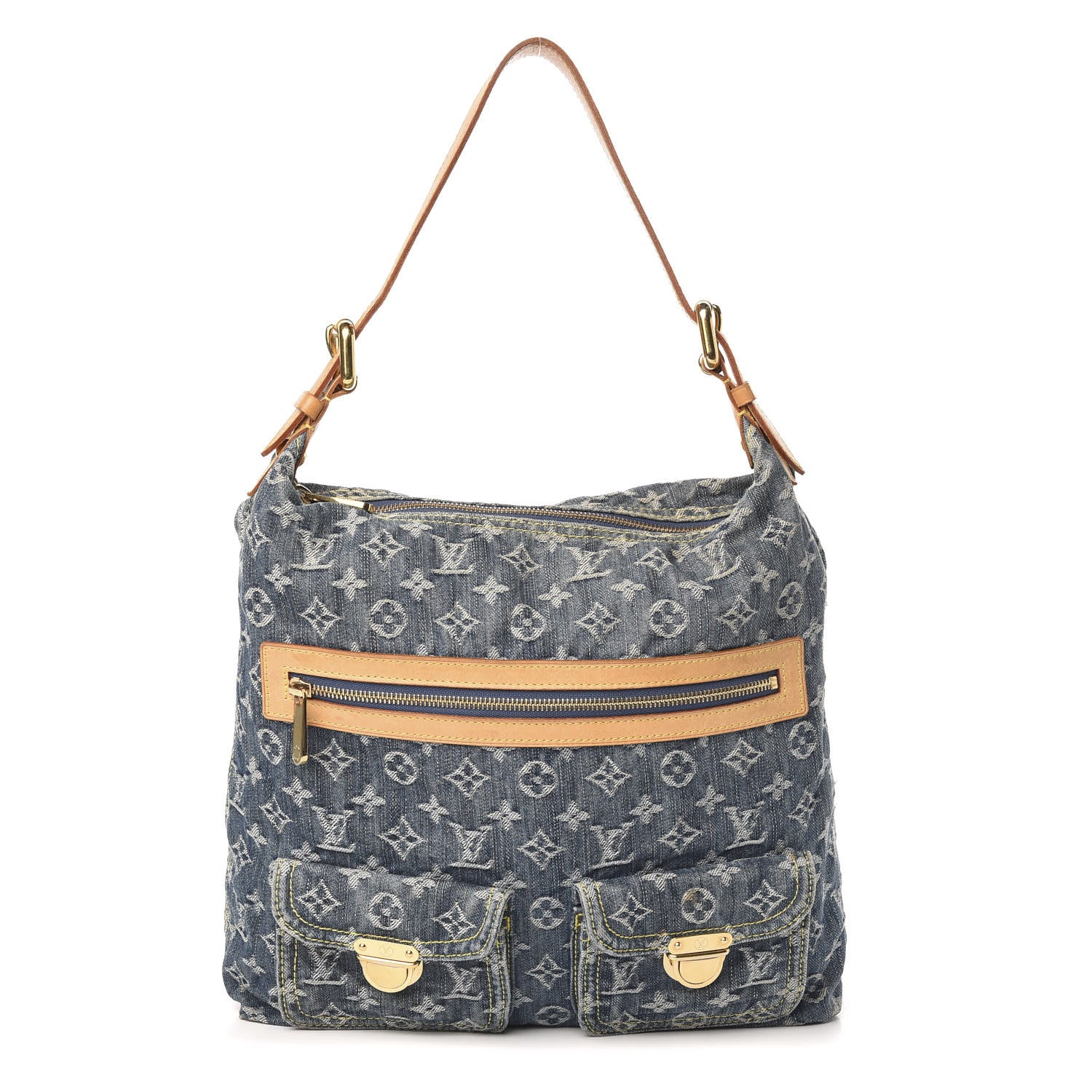 Louis Vuitton Denim Baggy GM Blue 1 of 11