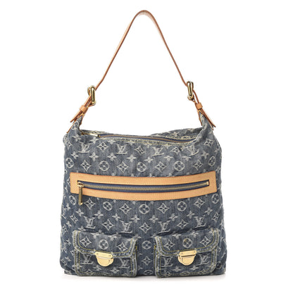 Louis Vuitton Denim Baggy GM Blue 1 of 11