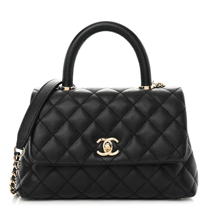 Chanel Caviar Quilted Mini Coco Handle Flap Black 1 of 9