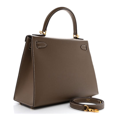 Hermes Epsom Kelly Sellier 28 Etoupe 3 of 11