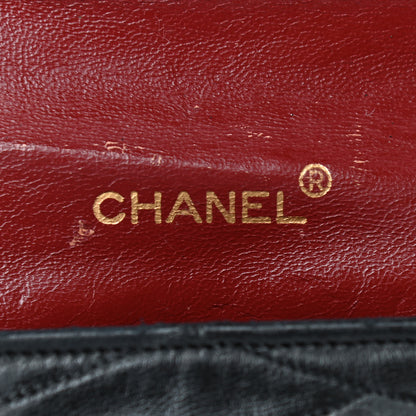 Chanel Lambskin Scallop Quilted Single Flap Black 7 of 12