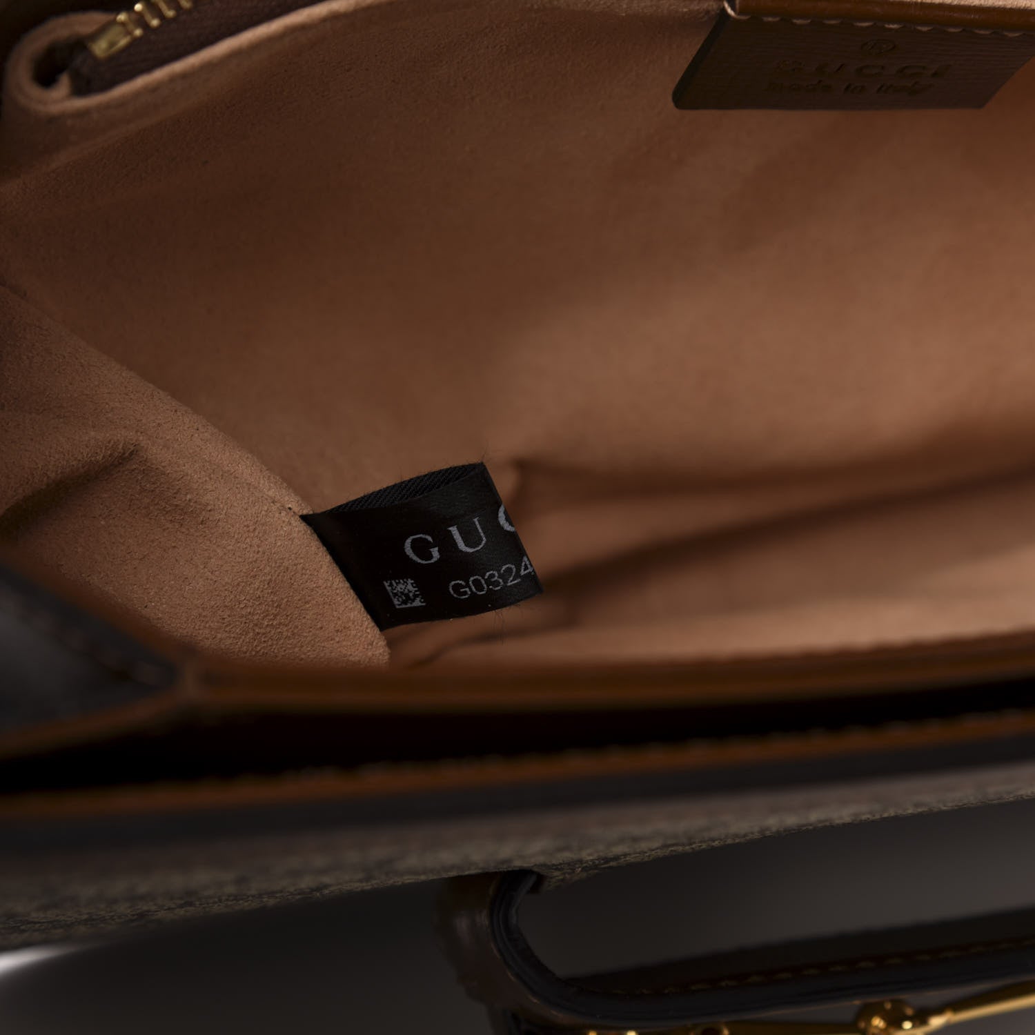Gucci GG Supreme Monogram Horsebit 1955 Shoulder Bag Beige Brown Sugar 8 of 13