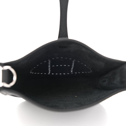 Hermes Taurillon Clemence Evelyne TPM Black 5 of 11