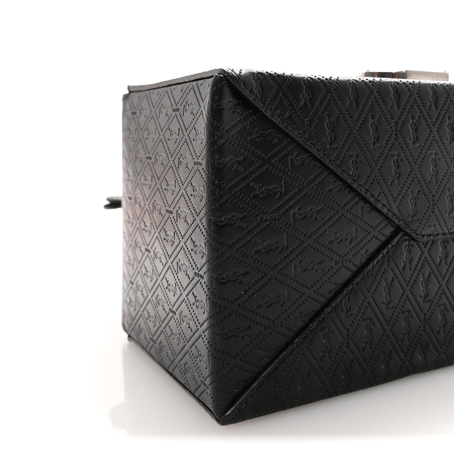 Calfskin Monogram Take Away Box Black