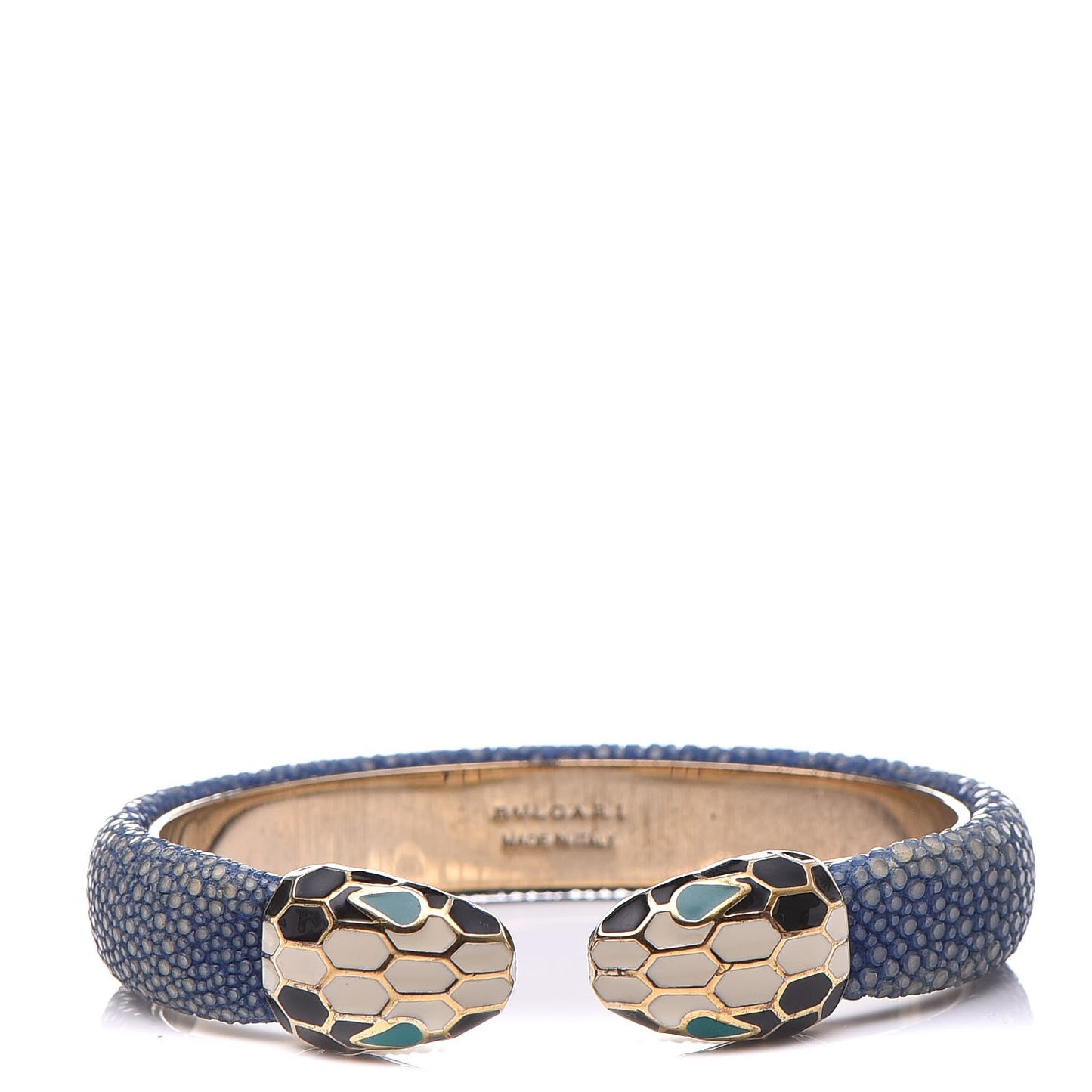 Galuchat Serpenti Forever Bracelet Royal Sapphire