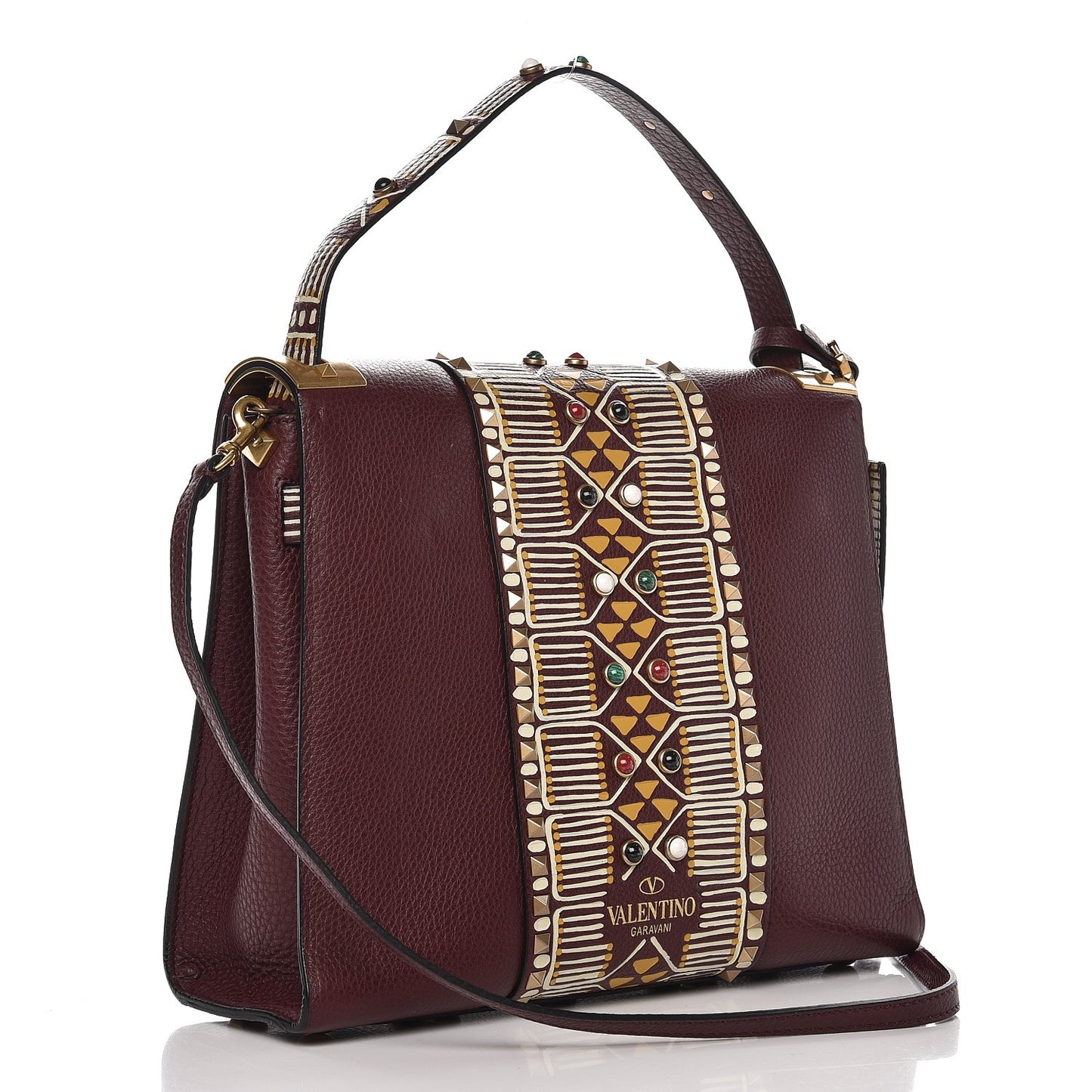 Alce Tribal Medium My Rockstud Frame Bag Rubin