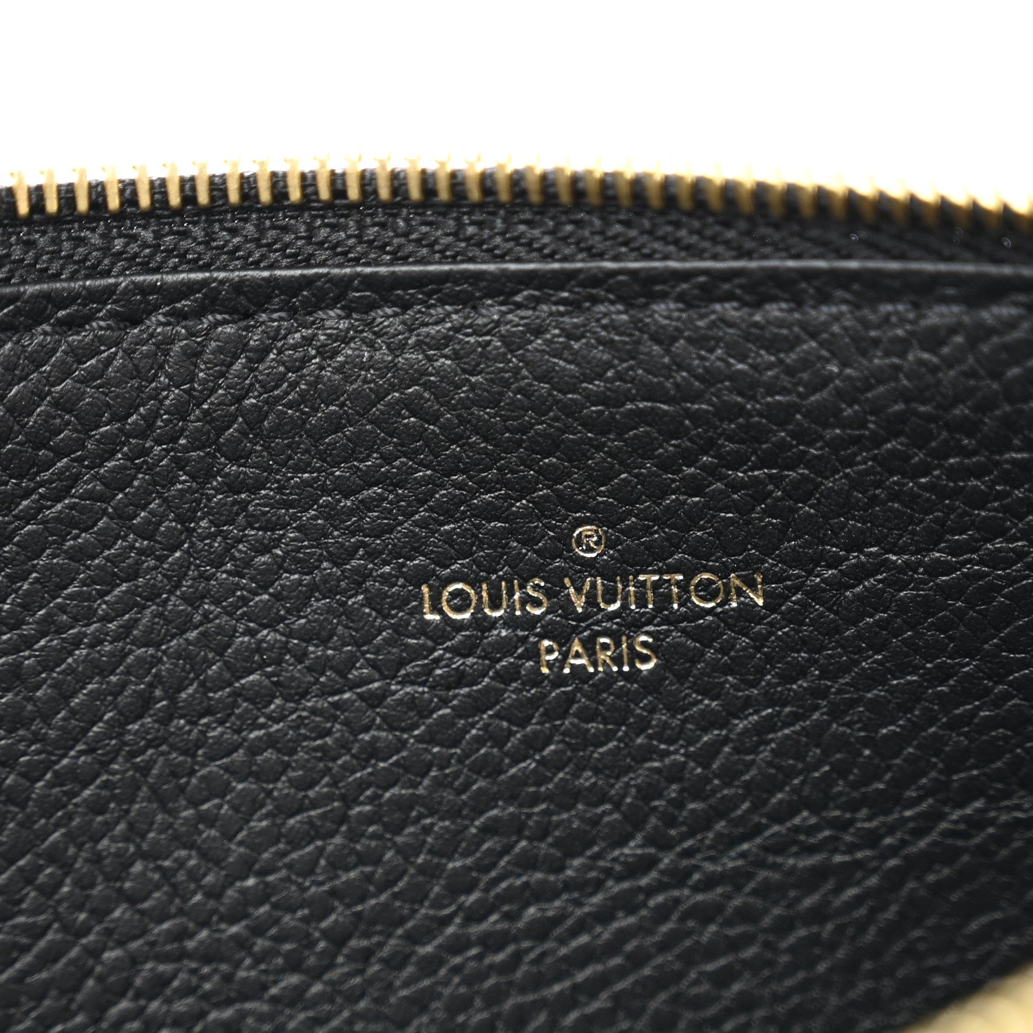 Louis Vuitton Empreinte Monogram Giant Crafty Pochette Felicie Zippered Insert Black 6 of 6