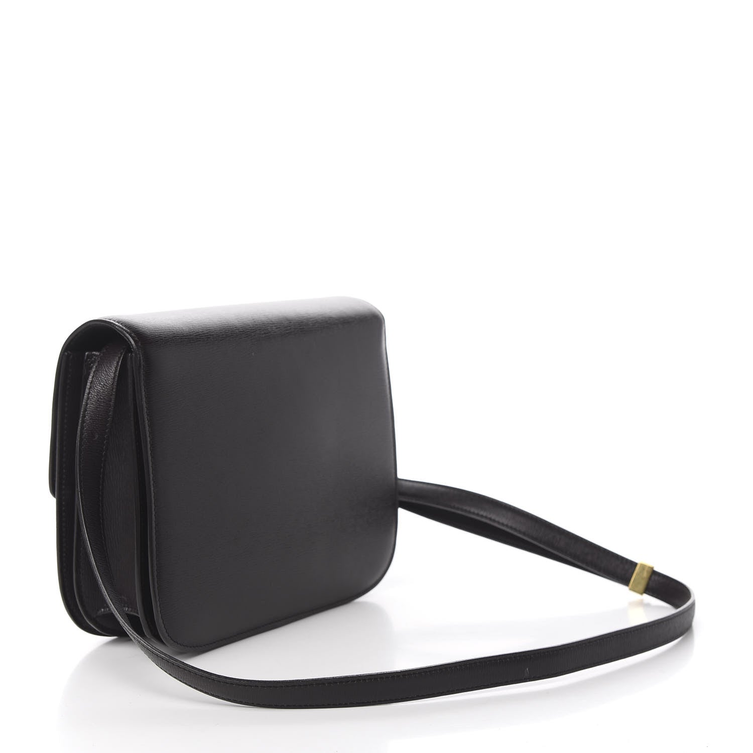 Celine Liege Calfskin Medium Classic Box Flap Bag Black 2 of 10