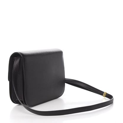 Celine Liege Calfskin Medium Classic Box Flap Bag Black 2 of 10