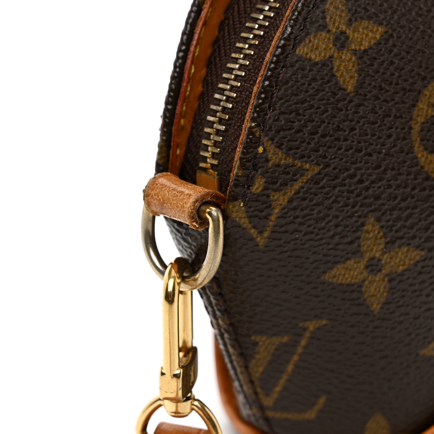 Louis Vuitton Monogram Mini Ellipse Wristlet Clutch 7 of 9
