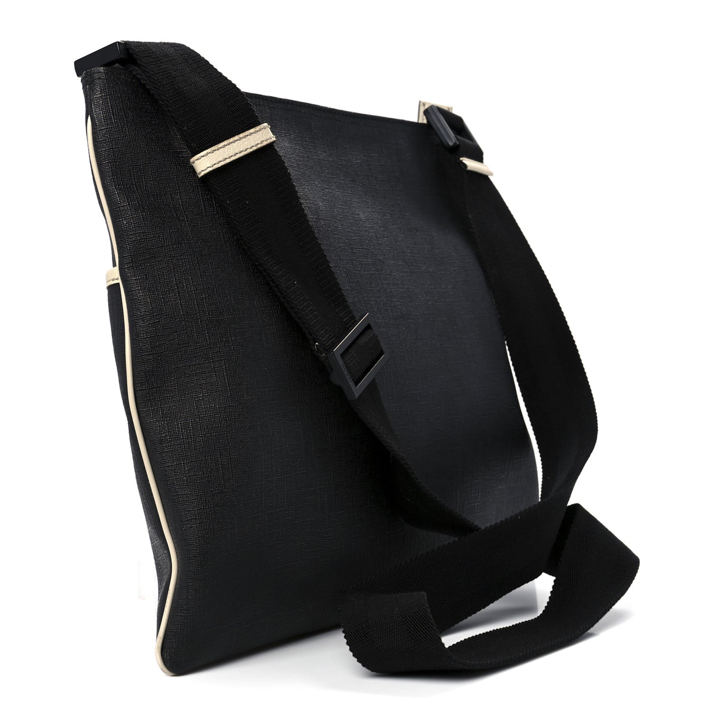 Black Supreme Trademark Logo Messenger Crossbody bag