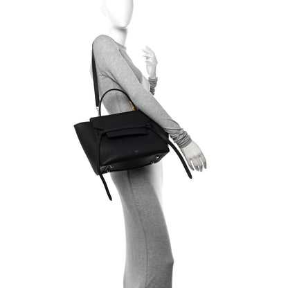 Celine Grained Calfskin Mini Belt Bag Black 2 of 17