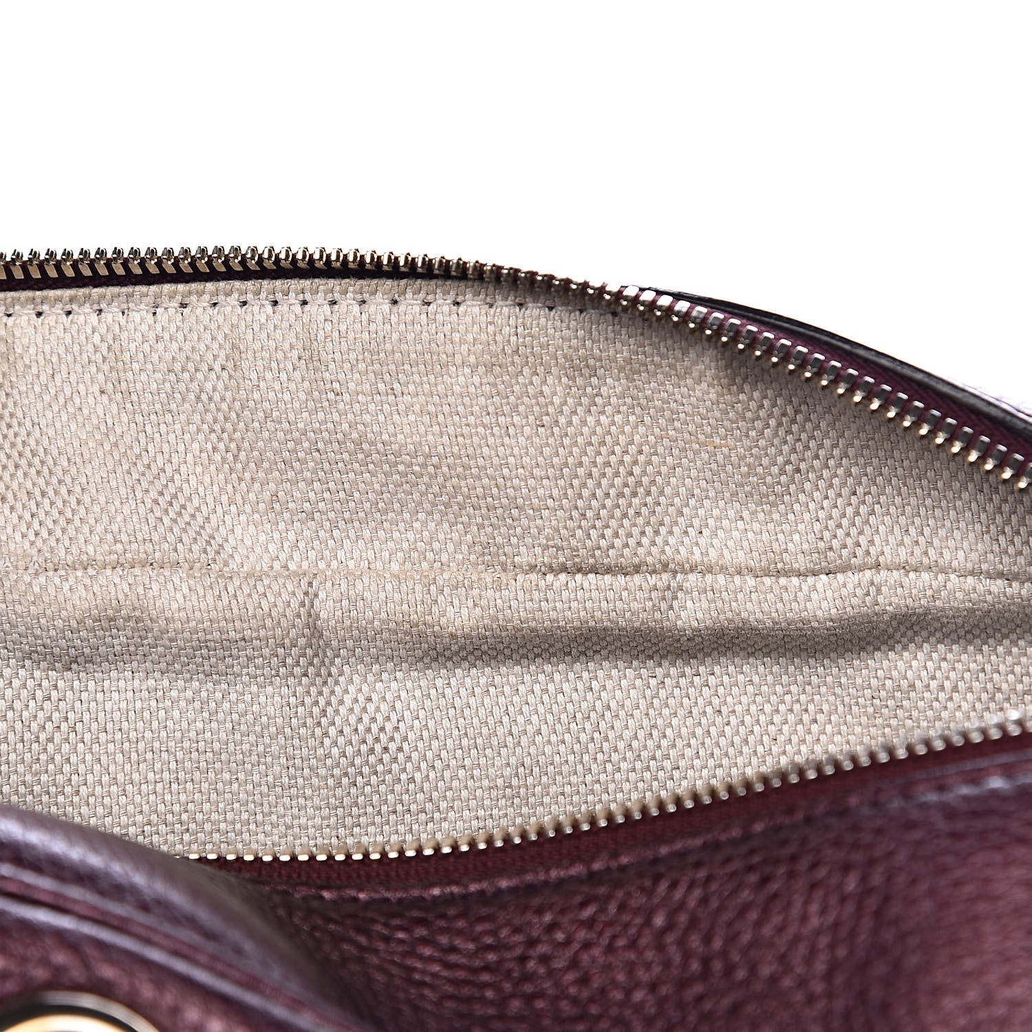 Gucci Metallic Cellarius Calfskin Medium Soho Bowler Classic Burgundy 13 of 15