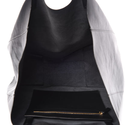 Celine Lambskin Horizontal Cabas Black 12 of 12