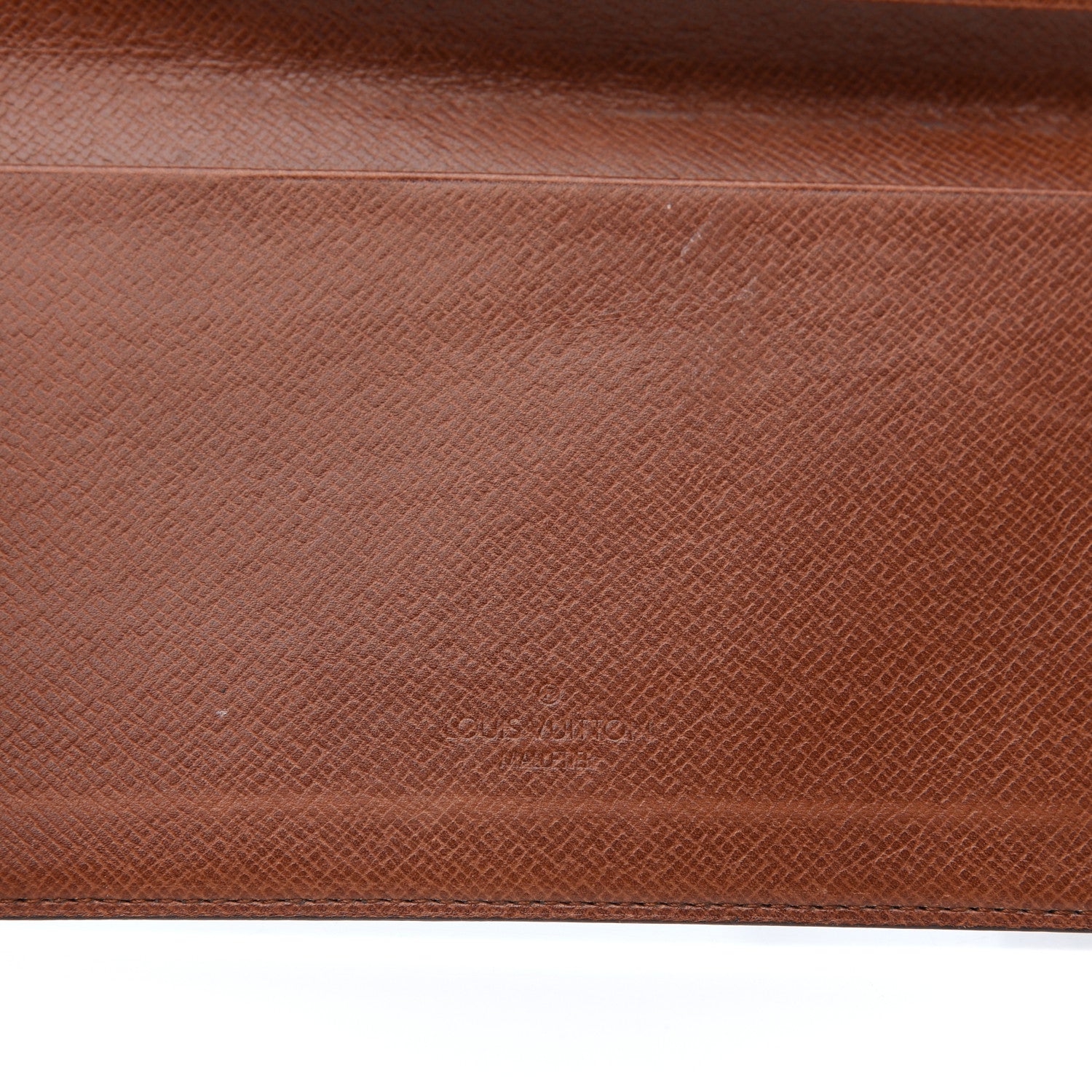 Louis Vuitton Monogram Simple Checkbook Holder Wallet 6 of 7