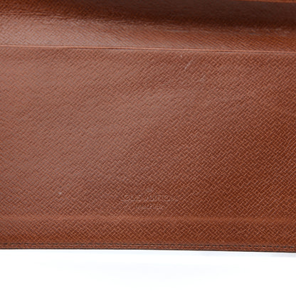 Louis Vuitton Monogram Simple Checkbook Holder Wallet 6 of 7