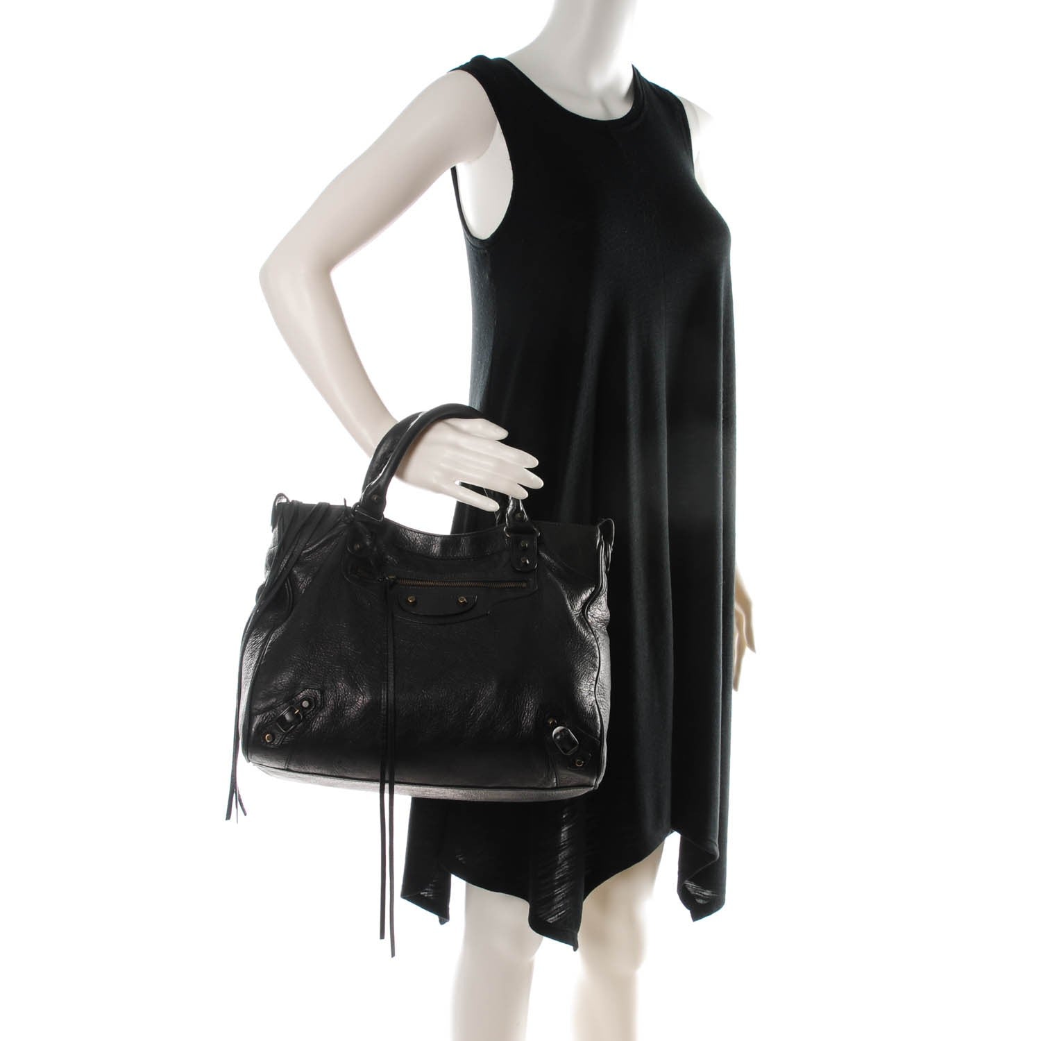 Balenciaga Agneau Classic Hardware Velo Black 2 of 9
