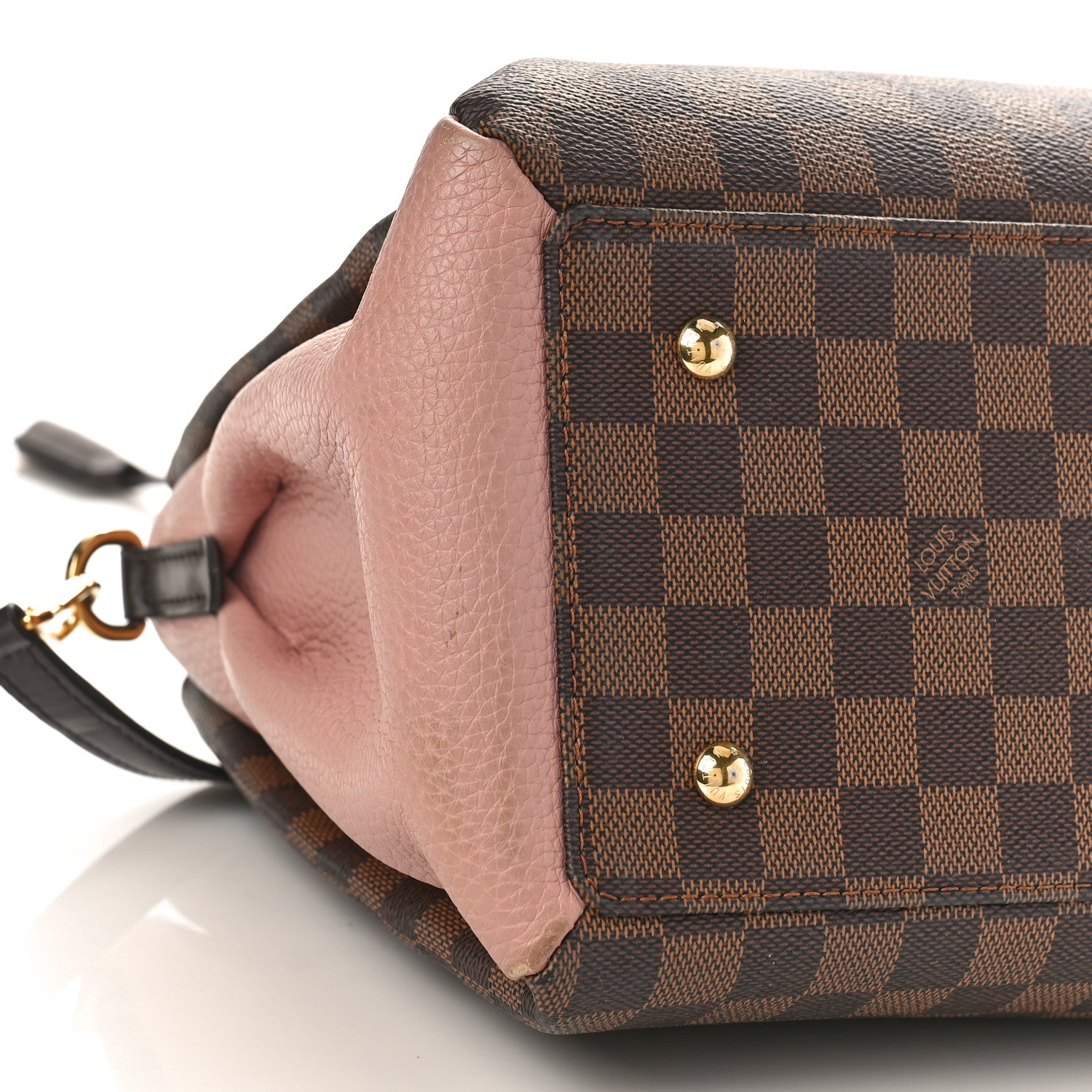Louis Vuitton Cuir Taurillon Damier Ebene Normandy Magnolia 7 of 11