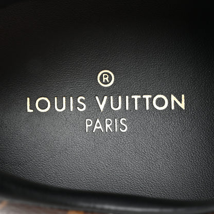 Louis Vuitton Suede Monogram Run Away Sneakers 37.5 Black 8 of 14