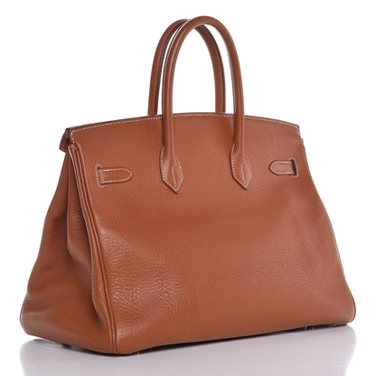 Hermes Taurillon Clemence Birkin 35 Etrusque 3 of 38