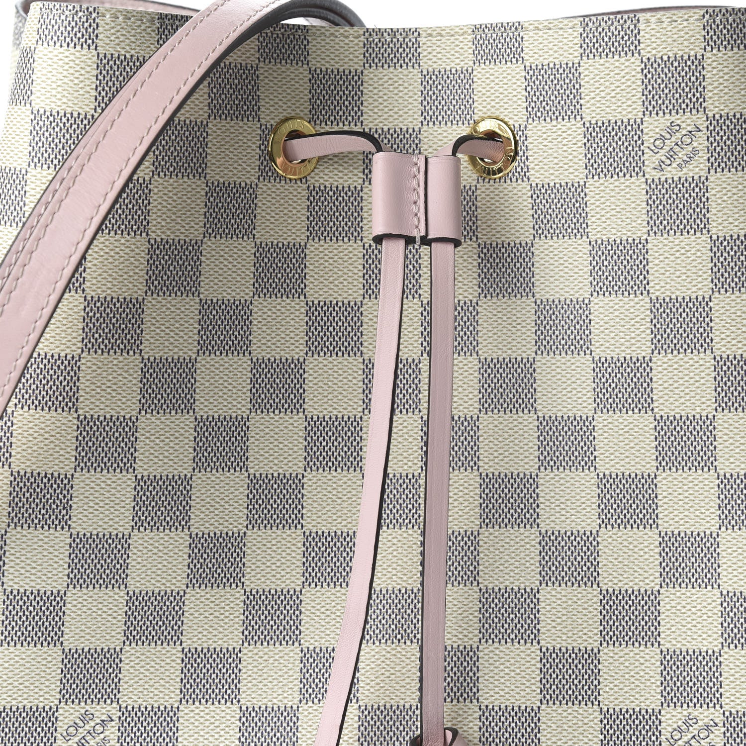 Louis Vuitton Damier Azur Neonoe MM Eau De Rose 9 of 9