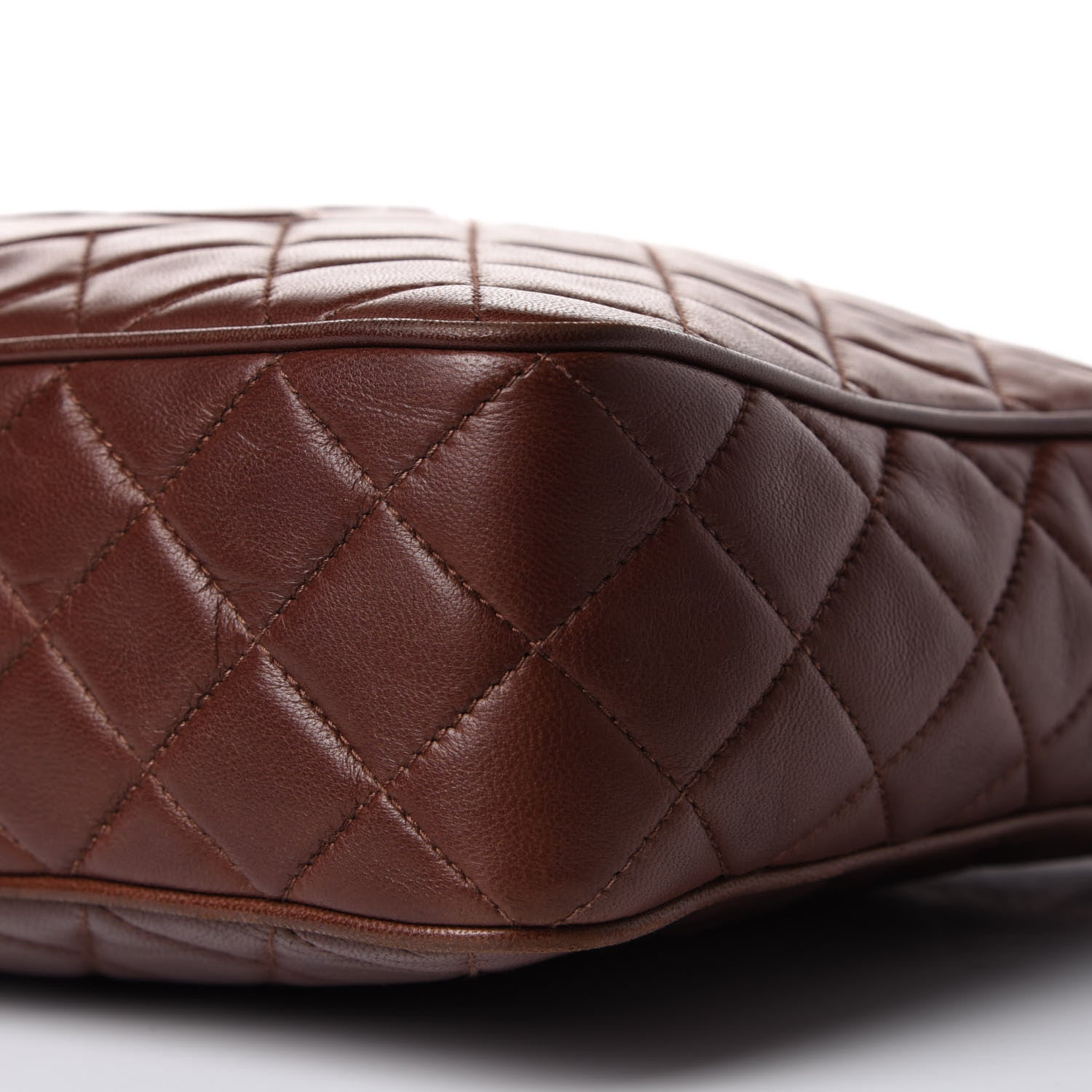 Chanel Lambskin Tassel Camera Case Brown 6 of 10