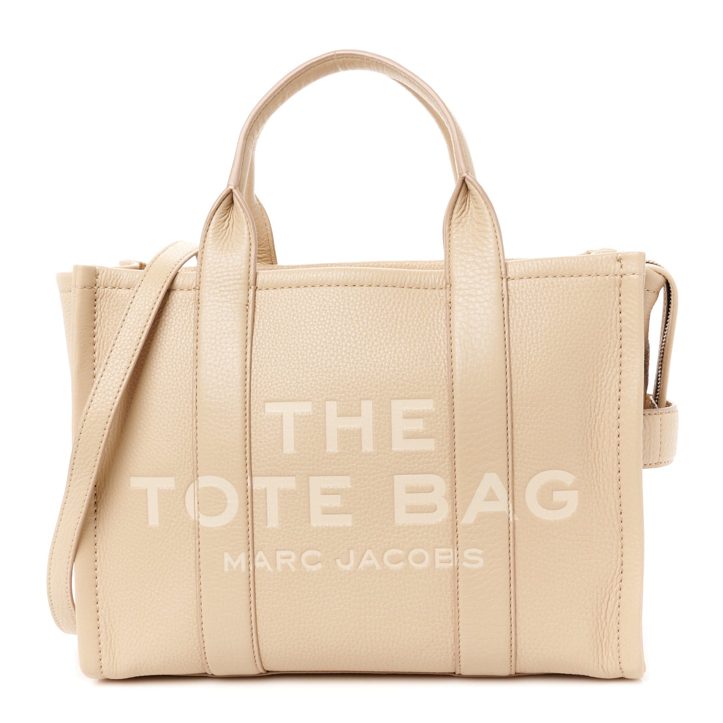 Grained Calfskin Medium The Tote Bag Camel
