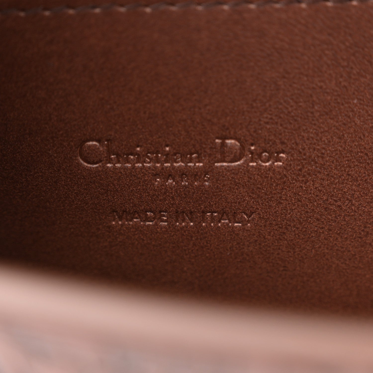 Christian Dior Calfskin Laser Cut Medium Lady Dior Brown 6 of 11