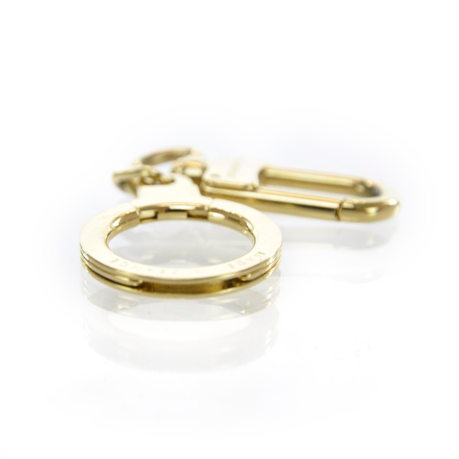 Louis Vuitton Pochette Extender Key Ring Gold 4 of 4