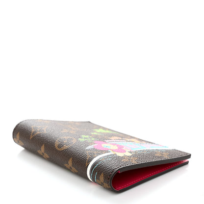 Louis Vuitton Monogram 2021 Christmas Animation Hollywood Passport Cover Fuchsia 4 of 7