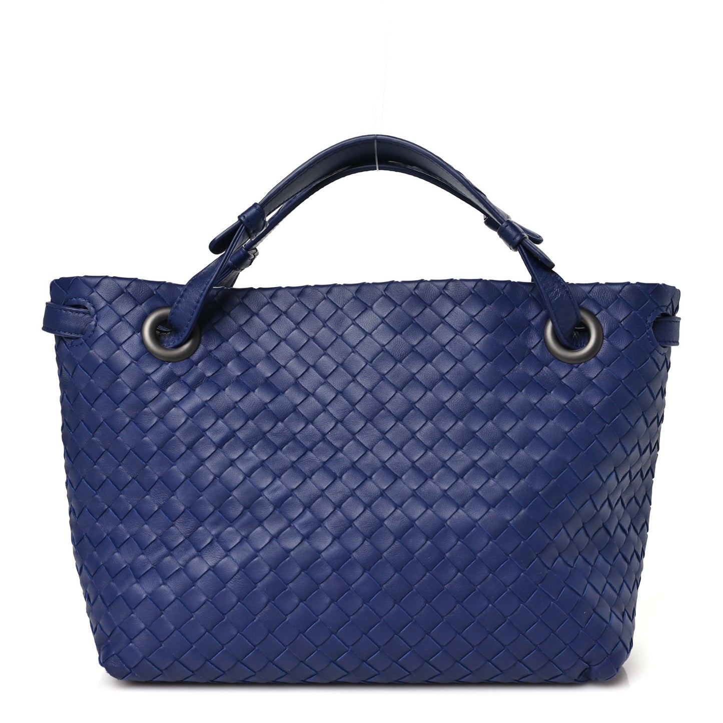 Nappa Intrecciato Small Garda Bag Pacific