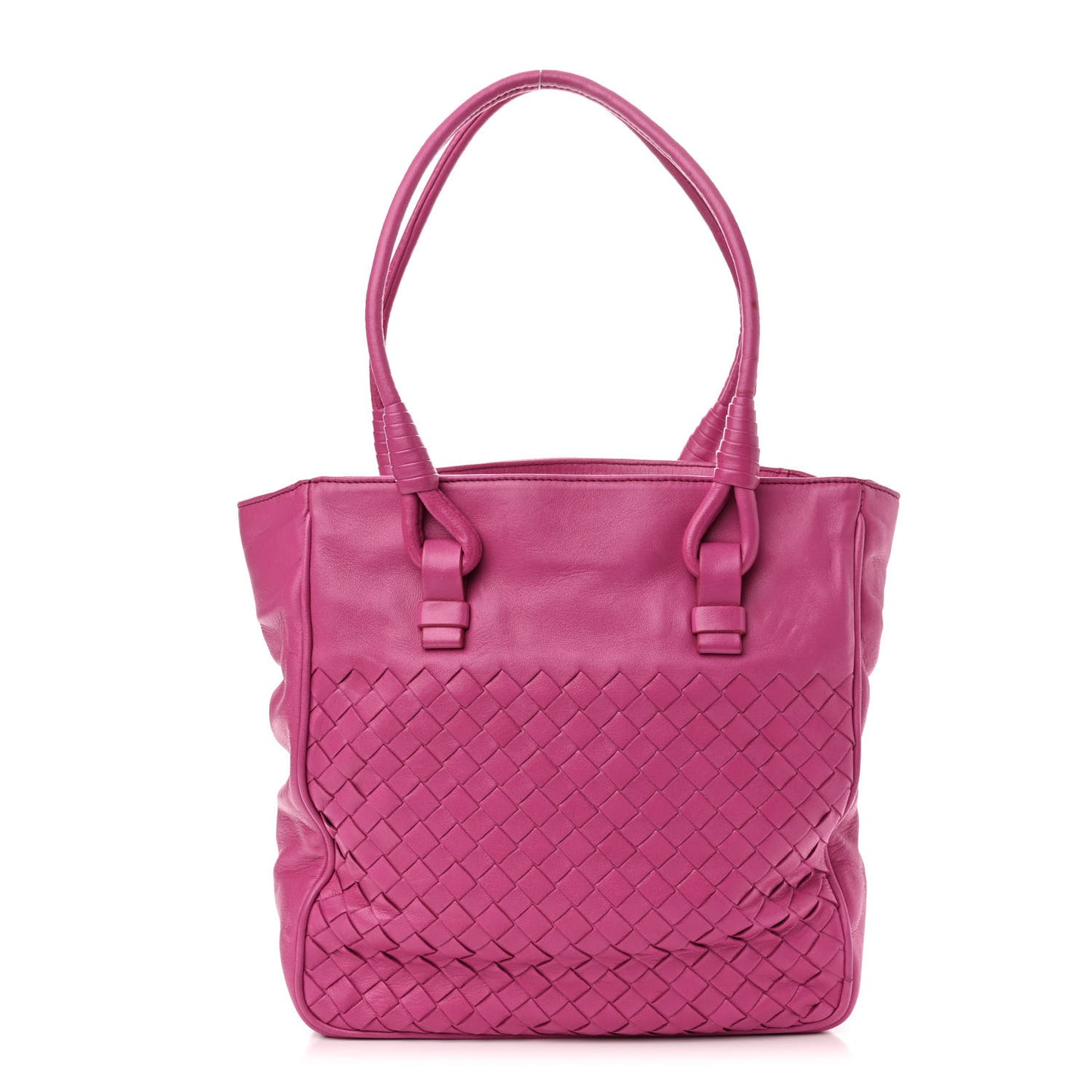 Nappa Intrecciato Shoulder Bag Ametiste