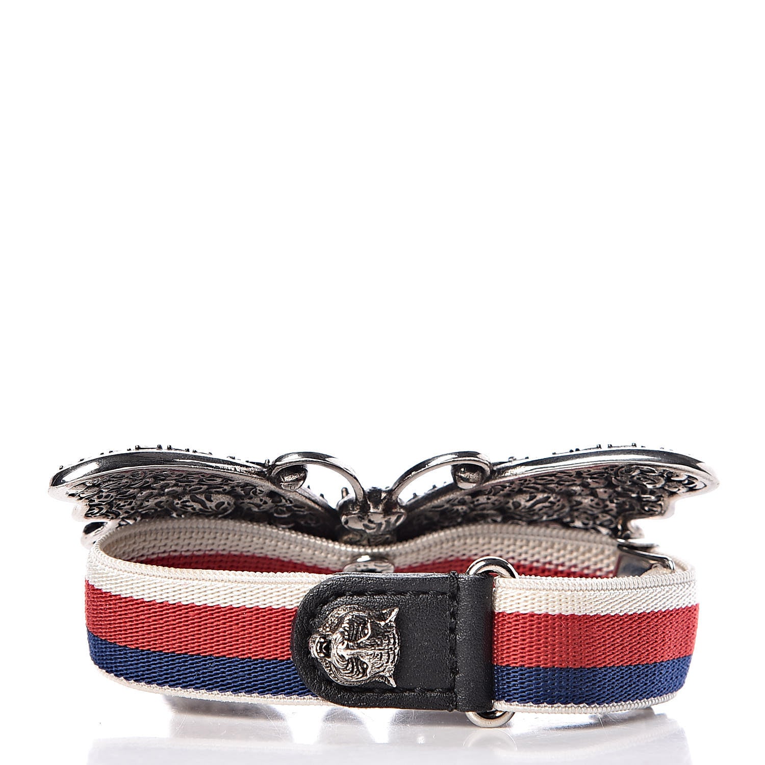 Gucci Web Crystal Butterfly Bracelet 3 of 6