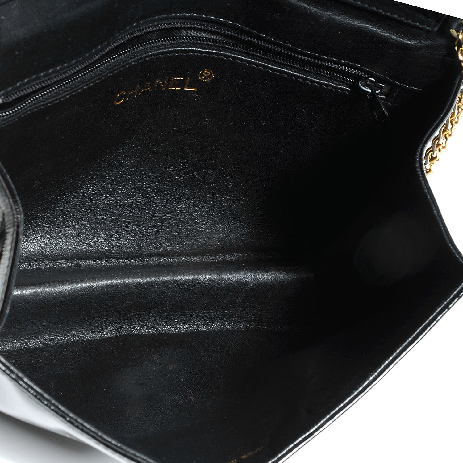 Chanel Patent Envelope Flap Bag Black 5 of 8