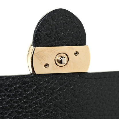 Gucci Dollar Calfskin Interlocking G Chain Wallet Black 10 of 12