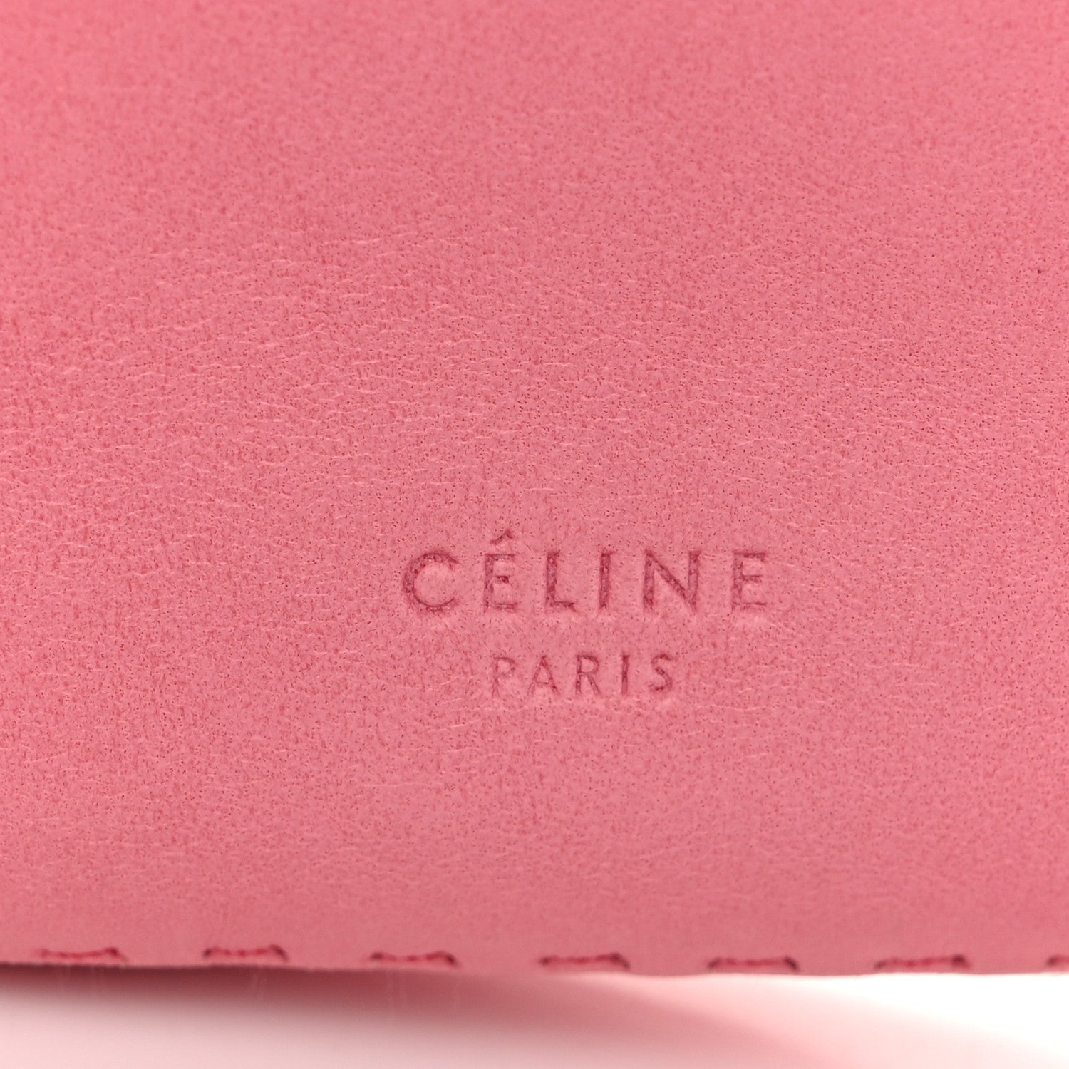 Celine Soft Lambskin Mini Croissant Pouch Crossbody Bag Bubble 6 of 10